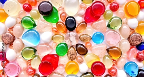 Assorted Colorful Gel Capsules