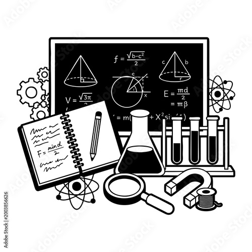Science and Education Concept Illustration