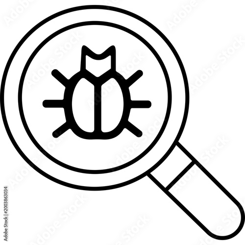 Debug Search Icon