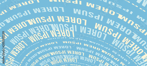 Modern geometric background featuring multi-color text elements and creative typography design