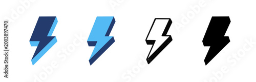 Free Download Bolt icon set, icon set of thunderstorm bolt icon, lightning icon, power button icon, power bolt icon  - GFXLoad