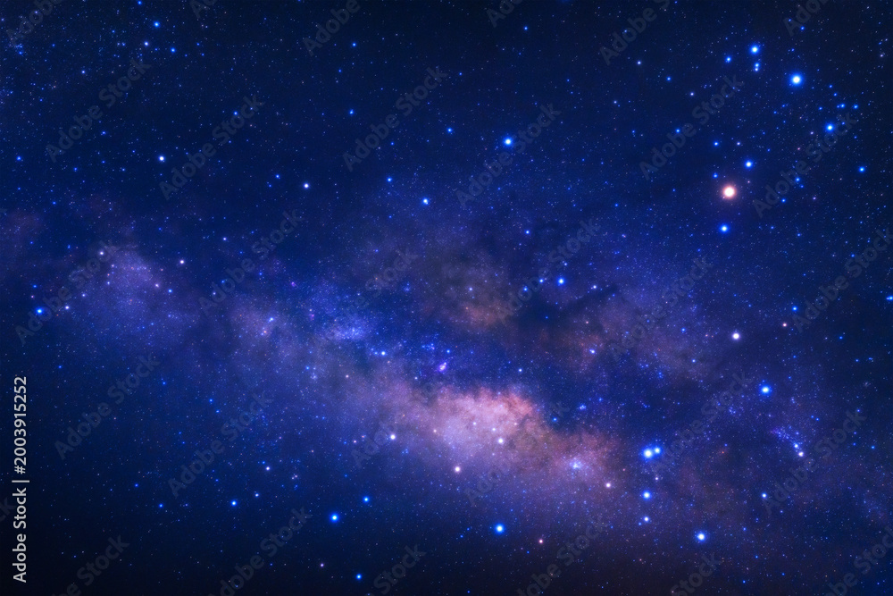 Fototapeta premium Milky way galaxy with stars and space dust in the universe