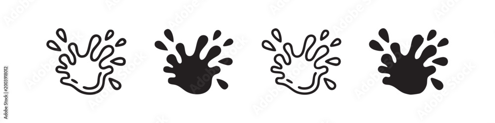Obraz premium Hands Holding Star Icon Set