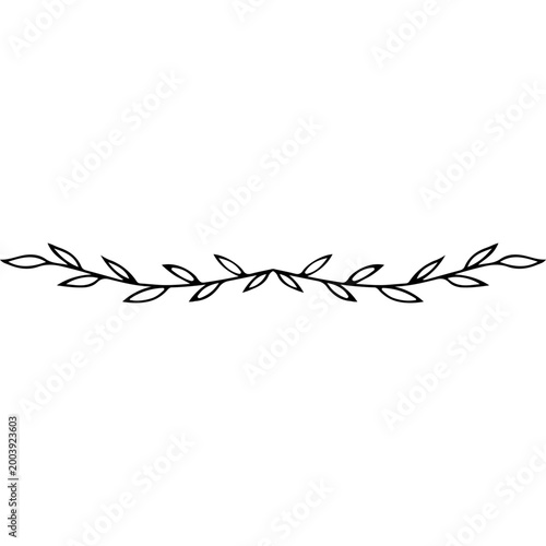 Line Flower Divider