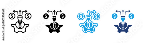 Photos Business Opportunity icon multiple style collection