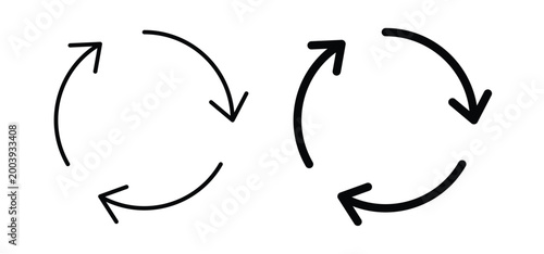Photos Recycling icon editable stroke outline vectors. EPS10