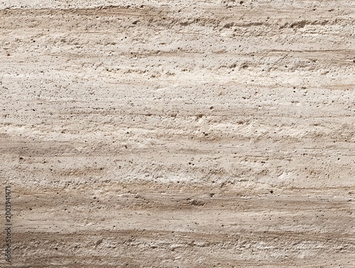 Rammed Earth Wall Texture, Realistic Rustic Summer Neutral Background