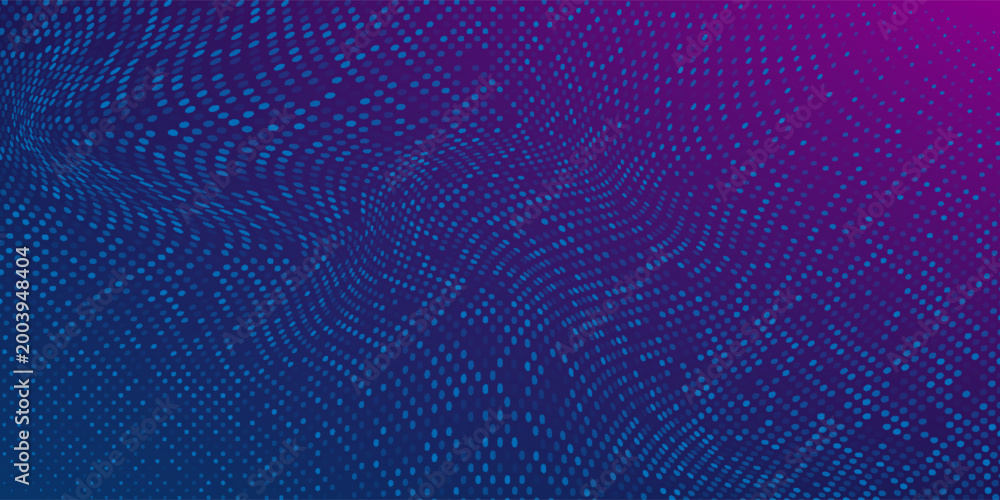 Fototapeta premium Randomus vector technology particles mesh background modern