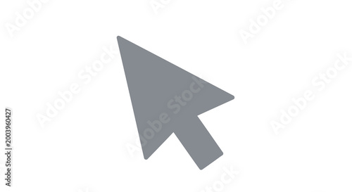 cursor arrow icon on white background high quality