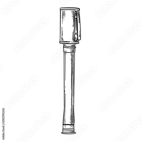 stick grenade vector line art hand drawn illustration