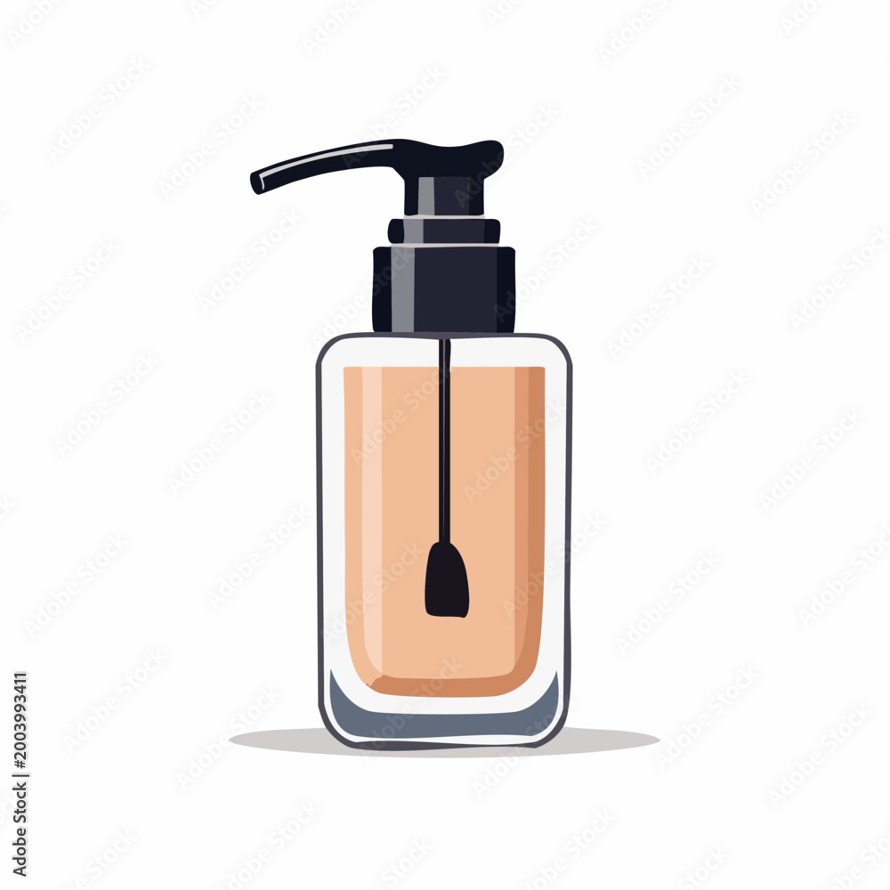 Obraz premium Foundation Bottle with Pump Dispenser