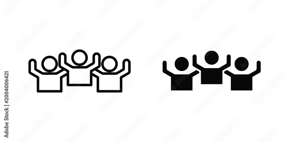 Obraz premium celebration icon vector editable stroke. logo symbol illustration.