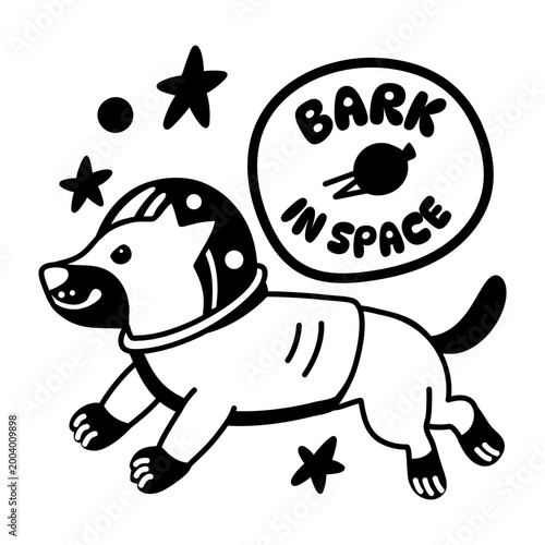 A glyph sticker of a satellite with stay updated typography 
