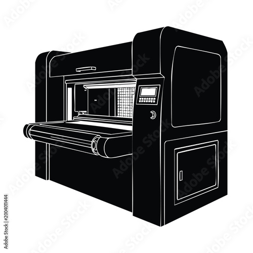 Wide belt sanding machine silhouette found in large tool set bundle art.