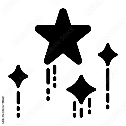 star icon, glyph icon style