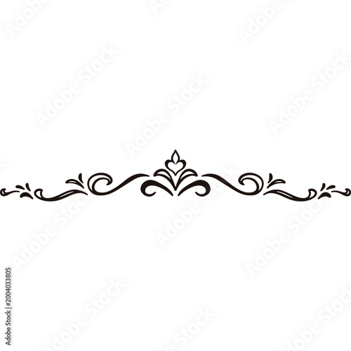 Elegant Vintage Decorative Divider Flourish
