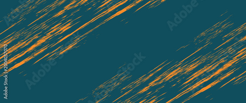 Abstract Orange Grunge Scratch Texture In Dark Background