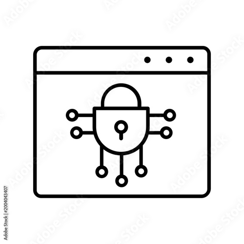 Browser icon vector. Website Illustration sign. Browser functions symbol. Internet logo.