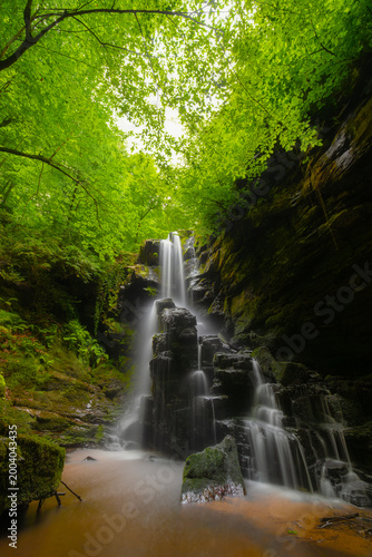 Spring and waterfall.