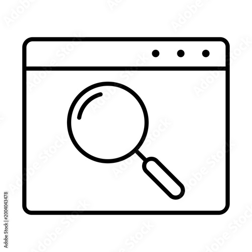 Browser icon vector. Website Illustration sign. Browser functions symbol. Internet logo.