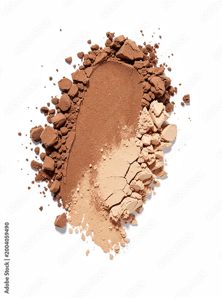 Fototapeta premium A vivid image of cinnamon powder in motion, showcasing its rich color and texture. Ideal for food-related content or holiday themes involving spices.