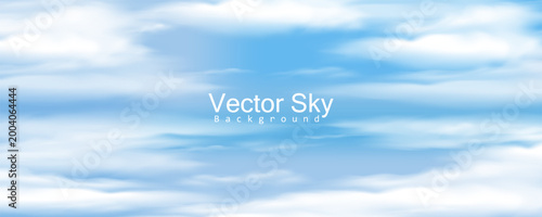 Sky Background set with White clouds for Cosmetic Product, travel buissnes Presentation or web design, Sky Blue Cloud poster, card, flayer, banner, cover Background for ads promo and web.