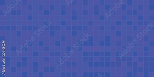 Abstract seamless pattern of small squares in various sizes