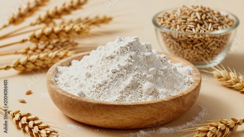 wheat and flour