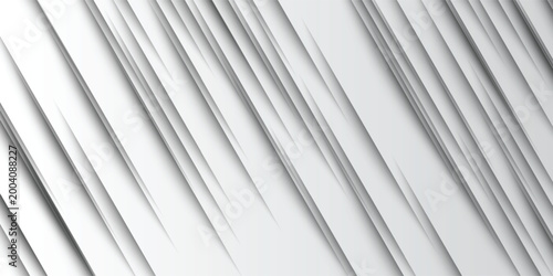 Abstract 3D Geometric Background with White Diagonal Slabs and Depth Perspective