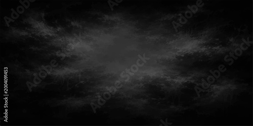 A black background with dramatic cloudscape, casting a serene and ominous mood with its soft texture and gradient shades.