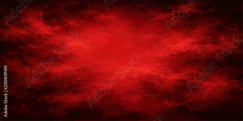 A vibrant abstract design of a red cloud in a deep and passionate presentation.