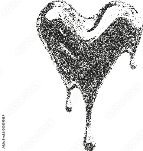 Melting Heart – Dripping Love Symbol