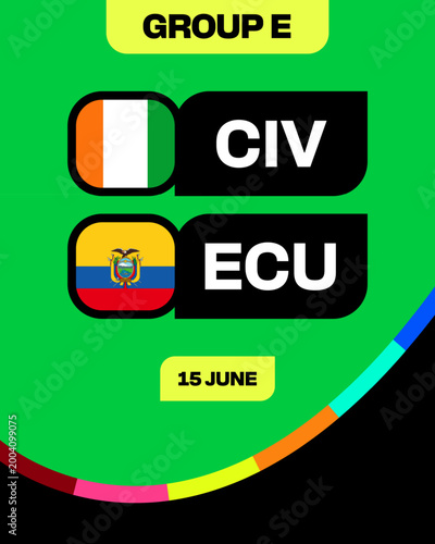 Ireland vs Ecuador Football Match Announcement for Dynamic Group E Tournament 2026 Schedule