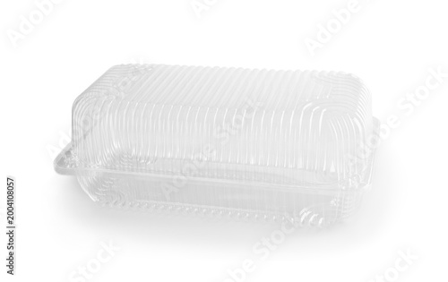 Empty plastic food containe...