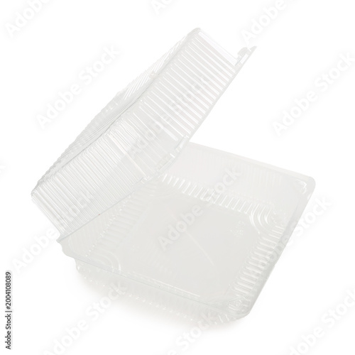 Empty plastic food containe...