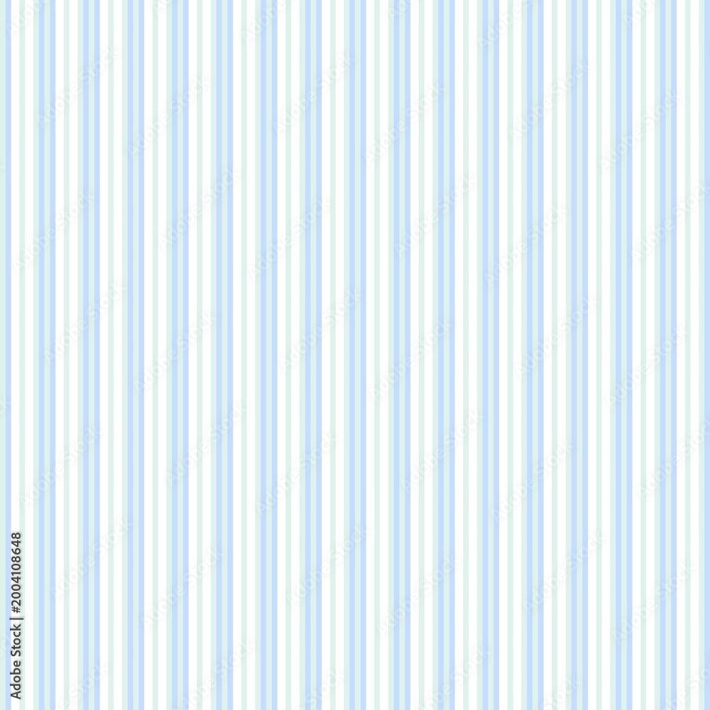Obraz premium Soft vertical stripe pattern in pastel blue and white tones, minimal abstract background with subtle texture, clean and modern design for wallpaper or backdrop.