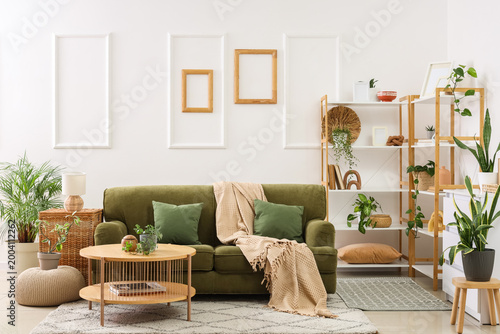 Interior of light living ro...