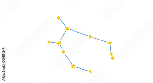 Taurus Constellation Star Map
