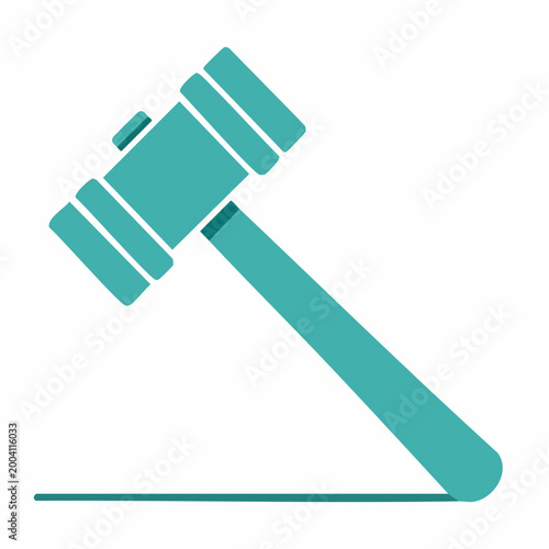 Teal Gavel Icon