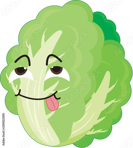Foto hand drawn lettuce