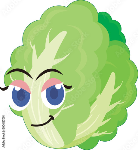 Valokuva hand drawn lettuce