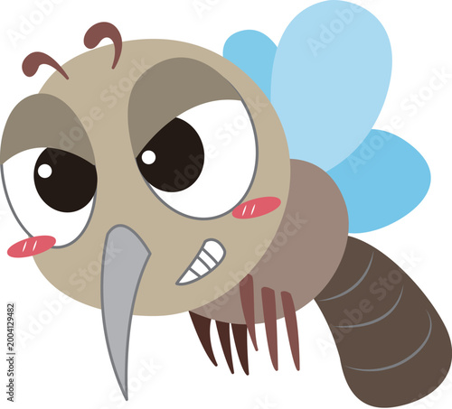Tableau sur toile Evil mosquito