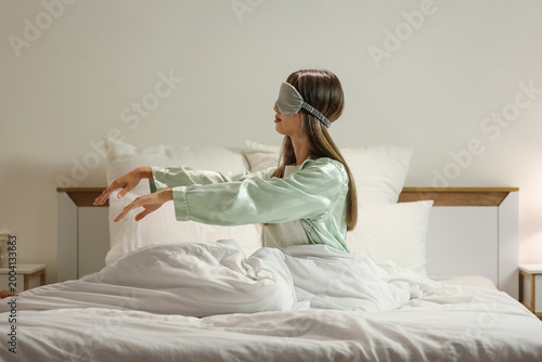 Female sleepwalker with sle...