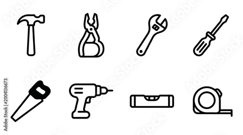 Fotografia Collection of various hand tools 21.