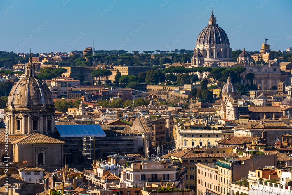 Obraz premium Beautiful view of monumental Rome 