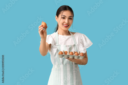Beautiful young happy Asian...