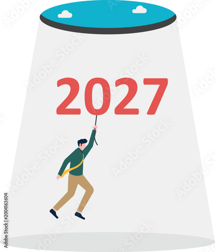 Professional abducted by UFO with year 2027