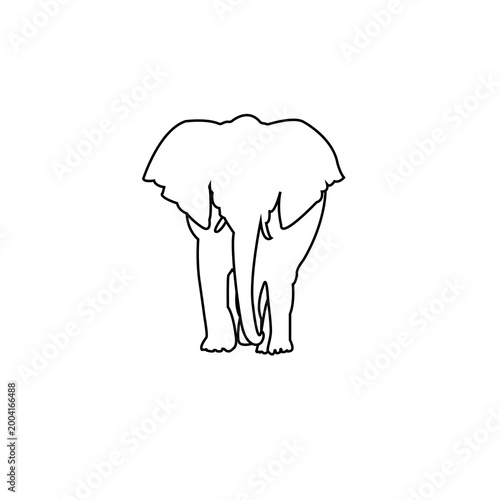 elephant vector design
