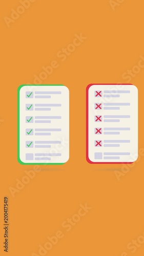 Do vs Don’t Checklist Comparison Business Rules Guide Success vs Failure Concept