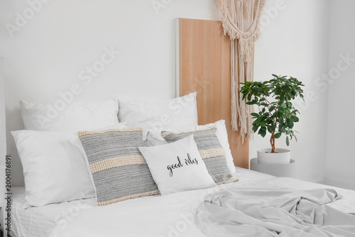 Big comfortable bed in inte...